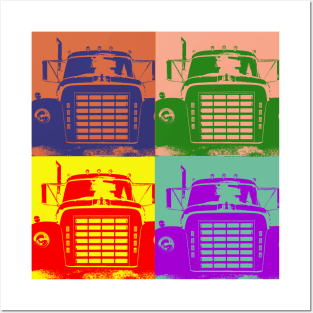 International Harvester IH Loadstar classic American truck popart Posters and Art